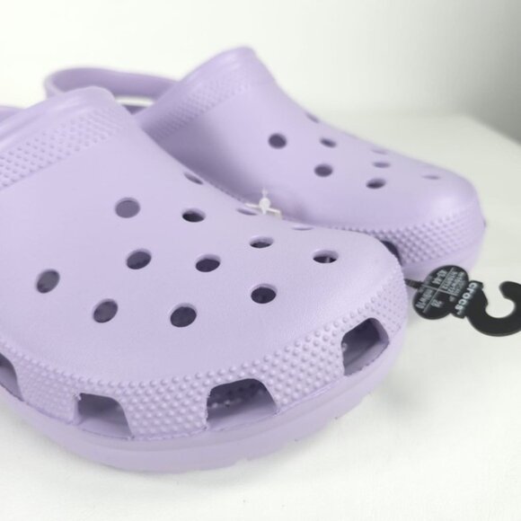 NWT CROCS Classic Clogs Lavender UNISEX 10001-530 Size Men’s 10   Women’s‎ 12 - Picture 6 of 16